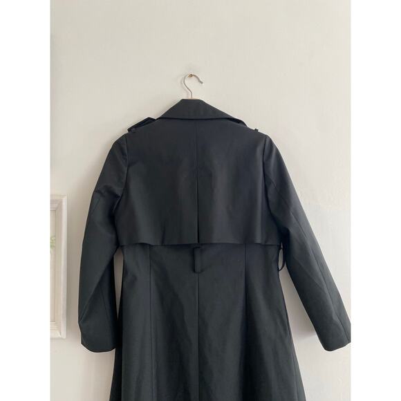 KNOT STANDARD Loro Piana System Black Trench Coat - Picture 13 of 16